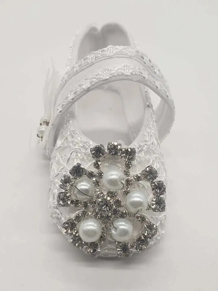 045 - Baptism Shoes - White
