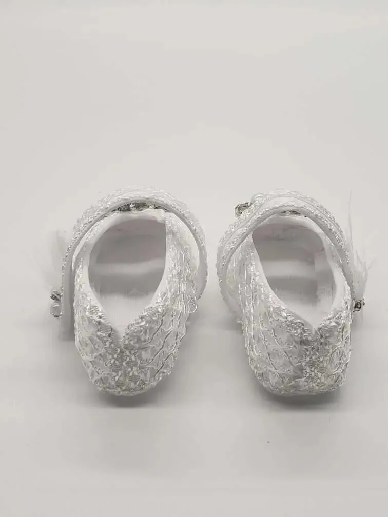 045 - Baptism Shoes - White
