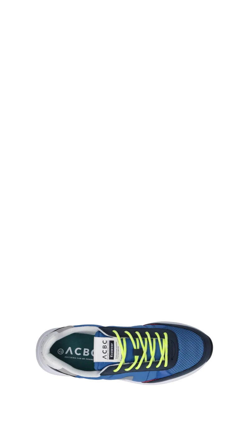 ACBC Sneaker uomo blu in pelle