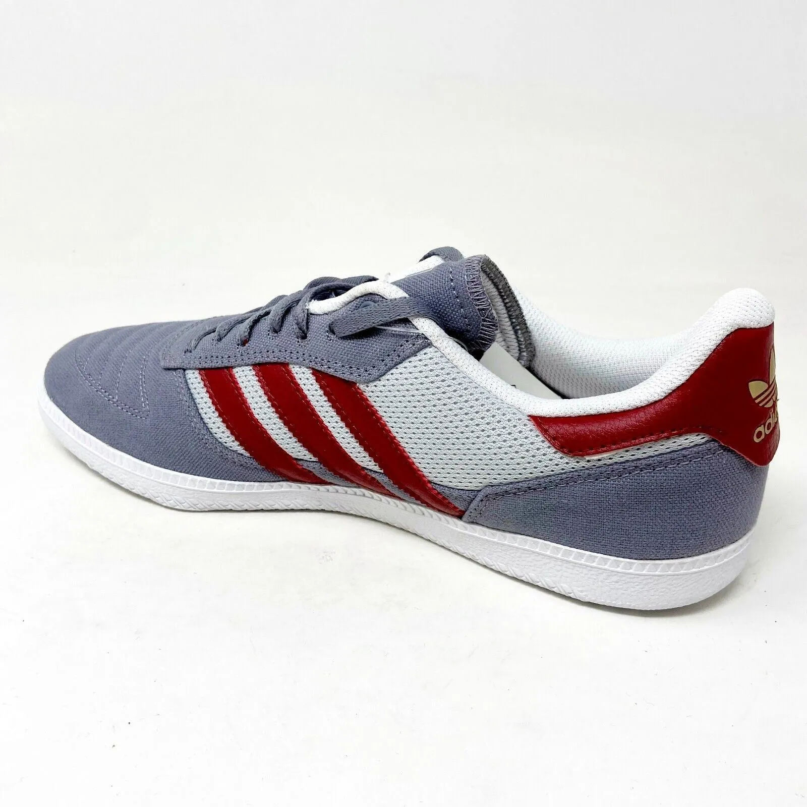 Adidas Originals Copa Skate Gray Red Mens Retro Casual Sneakers C76946