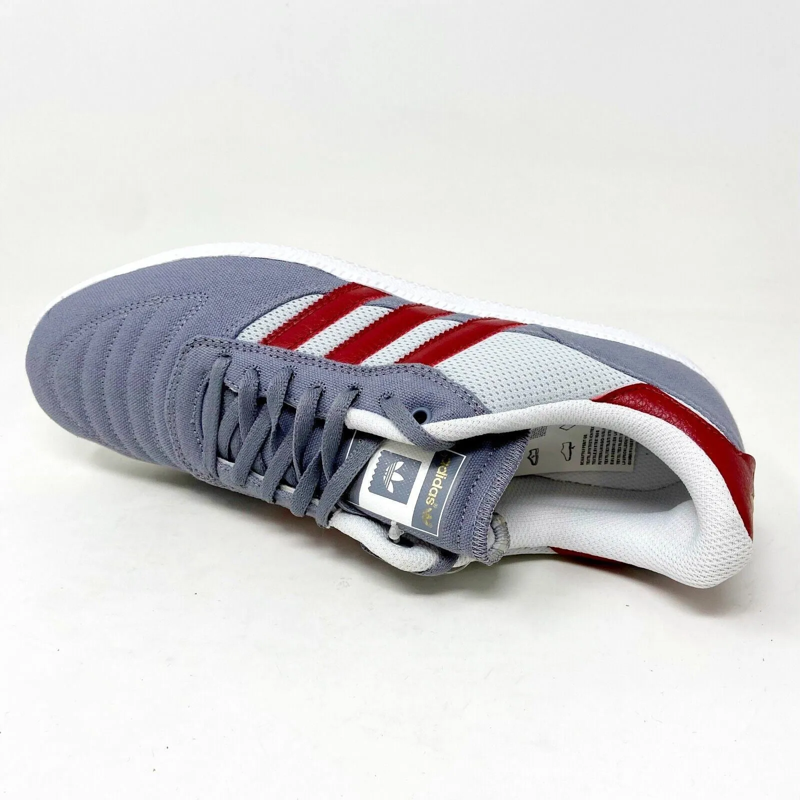 Adidas Originals Copa Skate Gray Red Mens Retro Casual Sneakers C76946