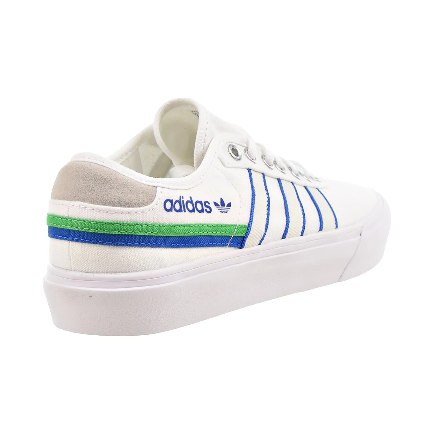 Adidas Originals Delpala Men's Shoes Footwear White-Vivid Green-Footwear White