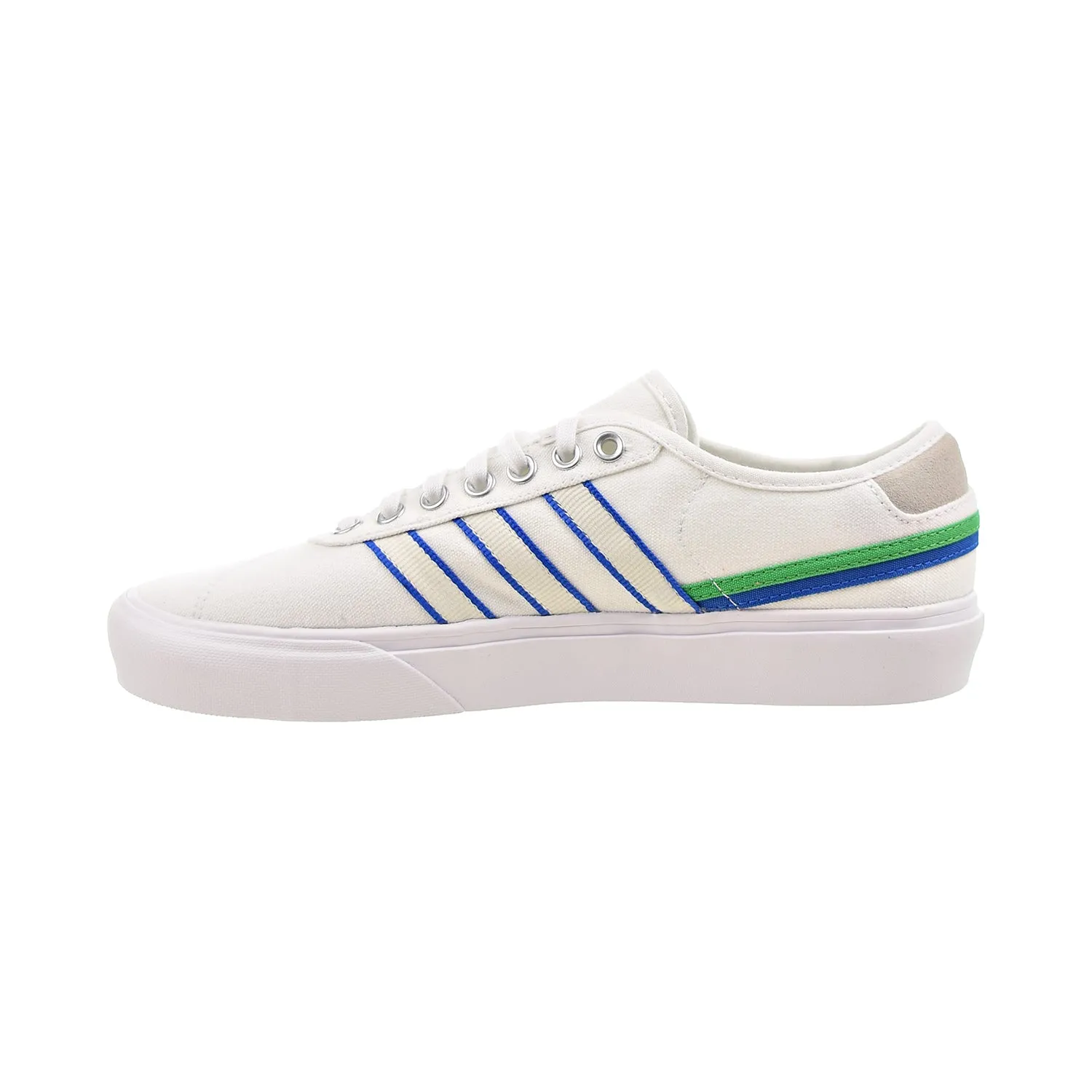 Adidas Originals Delpala Men's Shoes Footwear White-Vivid Green-Footwear White