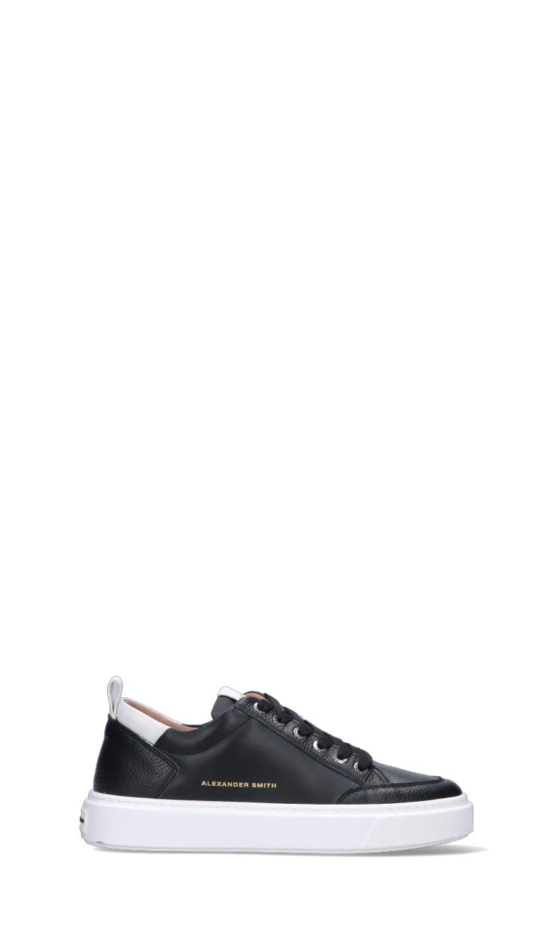 ALEXANDER SMITH Sneaker uomo nera in pelle