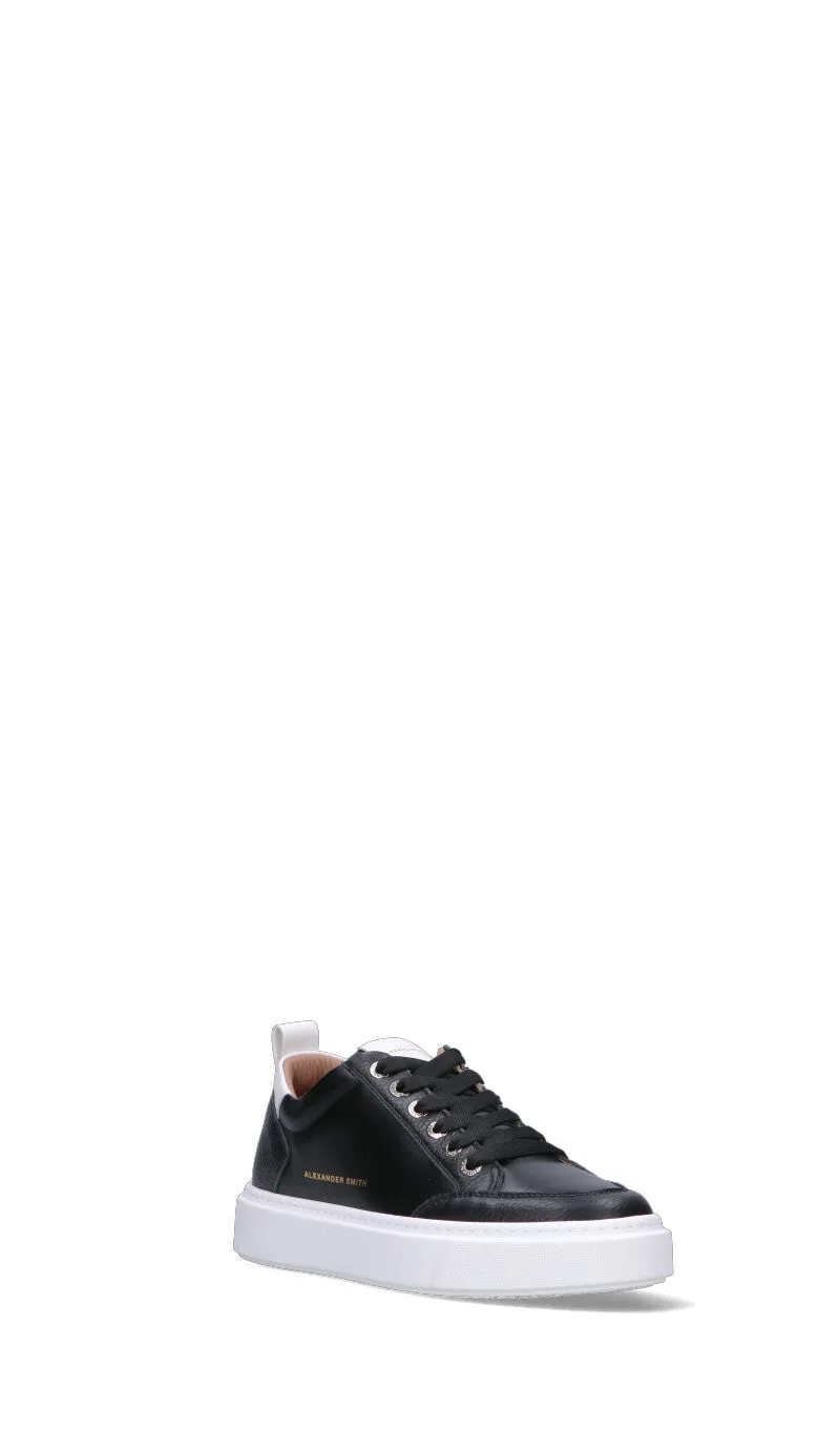 ALEXANDER SMITH Sneaker uomo nera in pelle