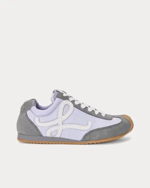 Ballet Runner 2.0 Nylon & Calfskin Lilac / White / Grey Low Top Sneakers