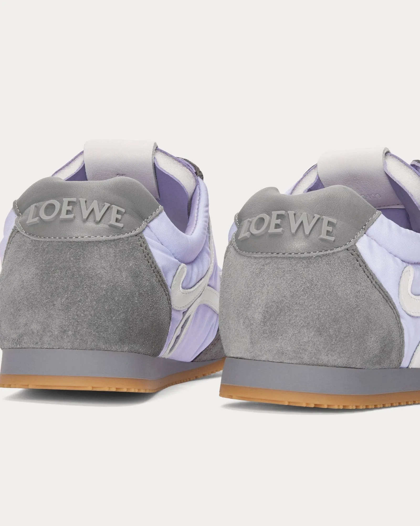 Ballet Runner 2.0 Nylon & Calfskin Lilac / White / Grey Low Top Sneakers