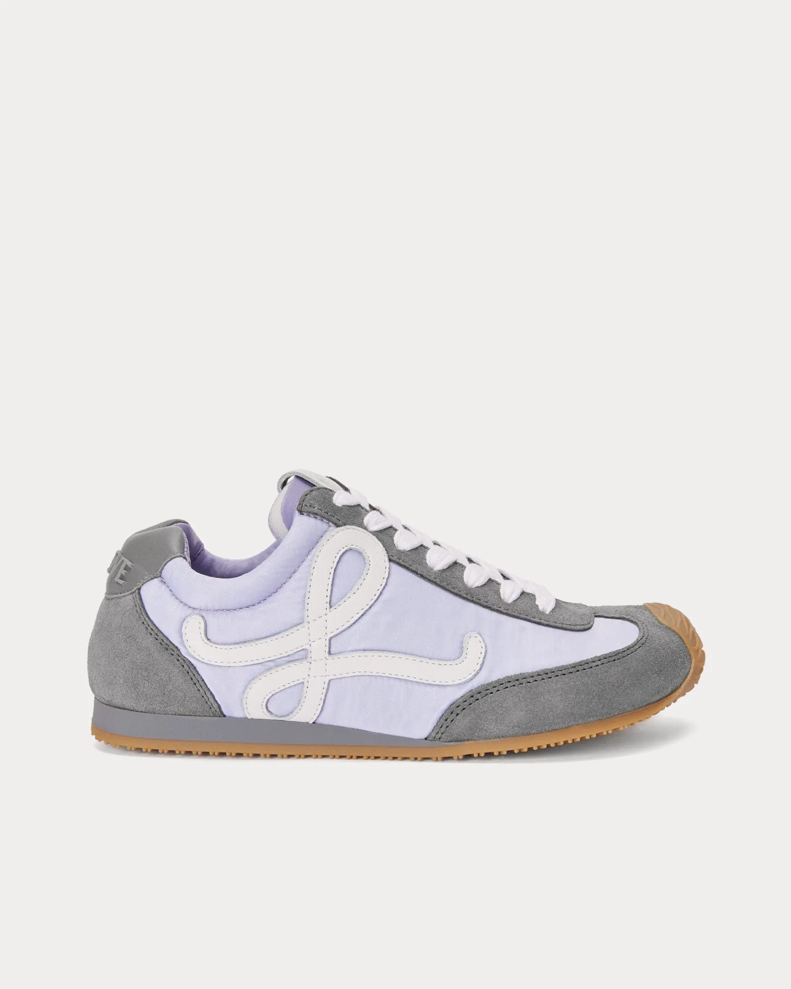 Ballet Runner 2.0 Nylon & Calfskin Lilac / White / Grey Low Top Sneakers