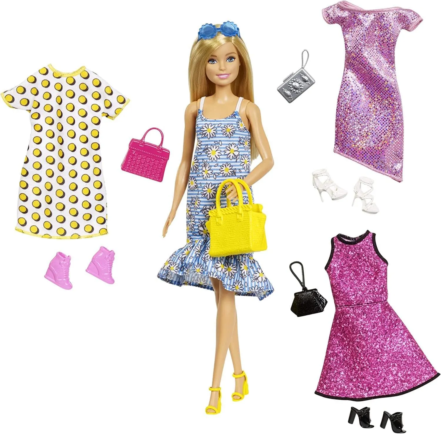 Barbie Doll & Party Fashions GDJ40