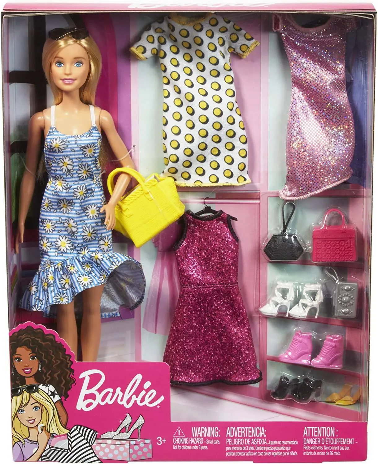 Barbie Doll & Party Fashions GDJ40