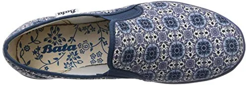 BATA Women Printed Fitness Blue Sneakers6 Kids UK (5599297)