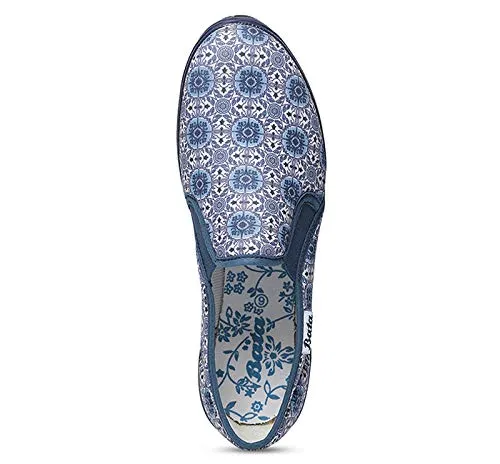 BATA Women Printed Fitness Blue Sneakers6 Kids UK (5599297)