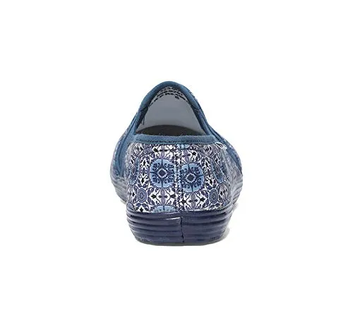 BATA Women Printed Fitness Blue Sneakers6 Kids UK (5599297)