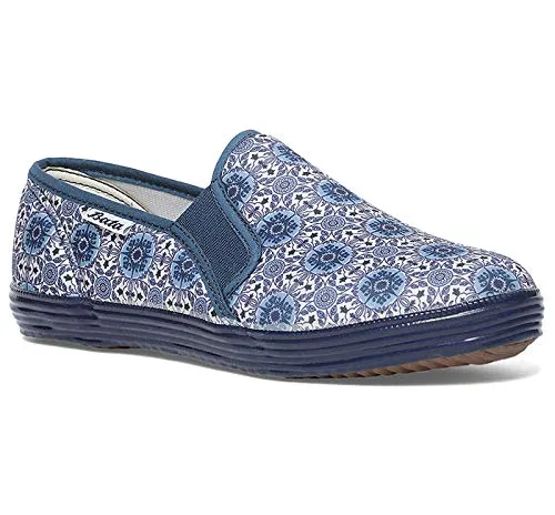 BATA Women Printed Fitness Blue Sneakers6 Kids UK (5599297)
