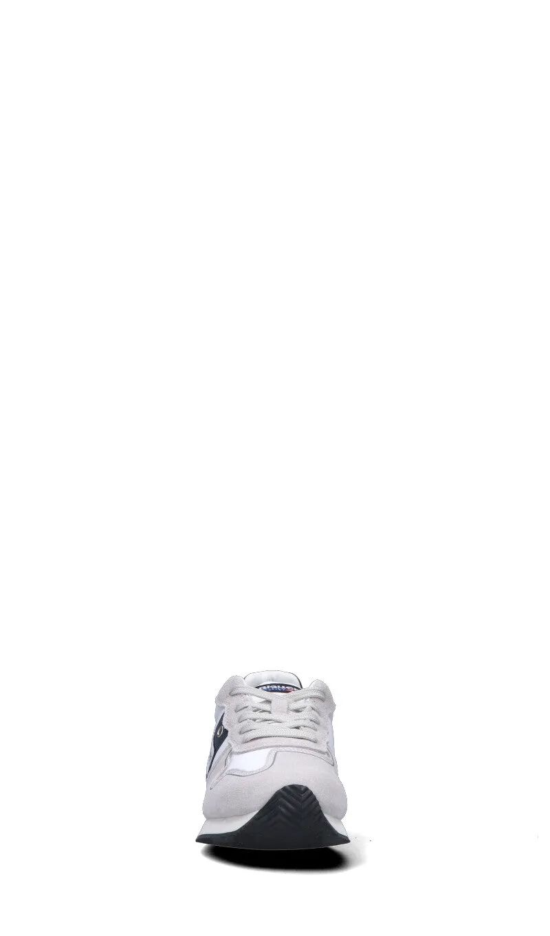 BLAUER Sneaker ragazzo/a bianca/blu in suede