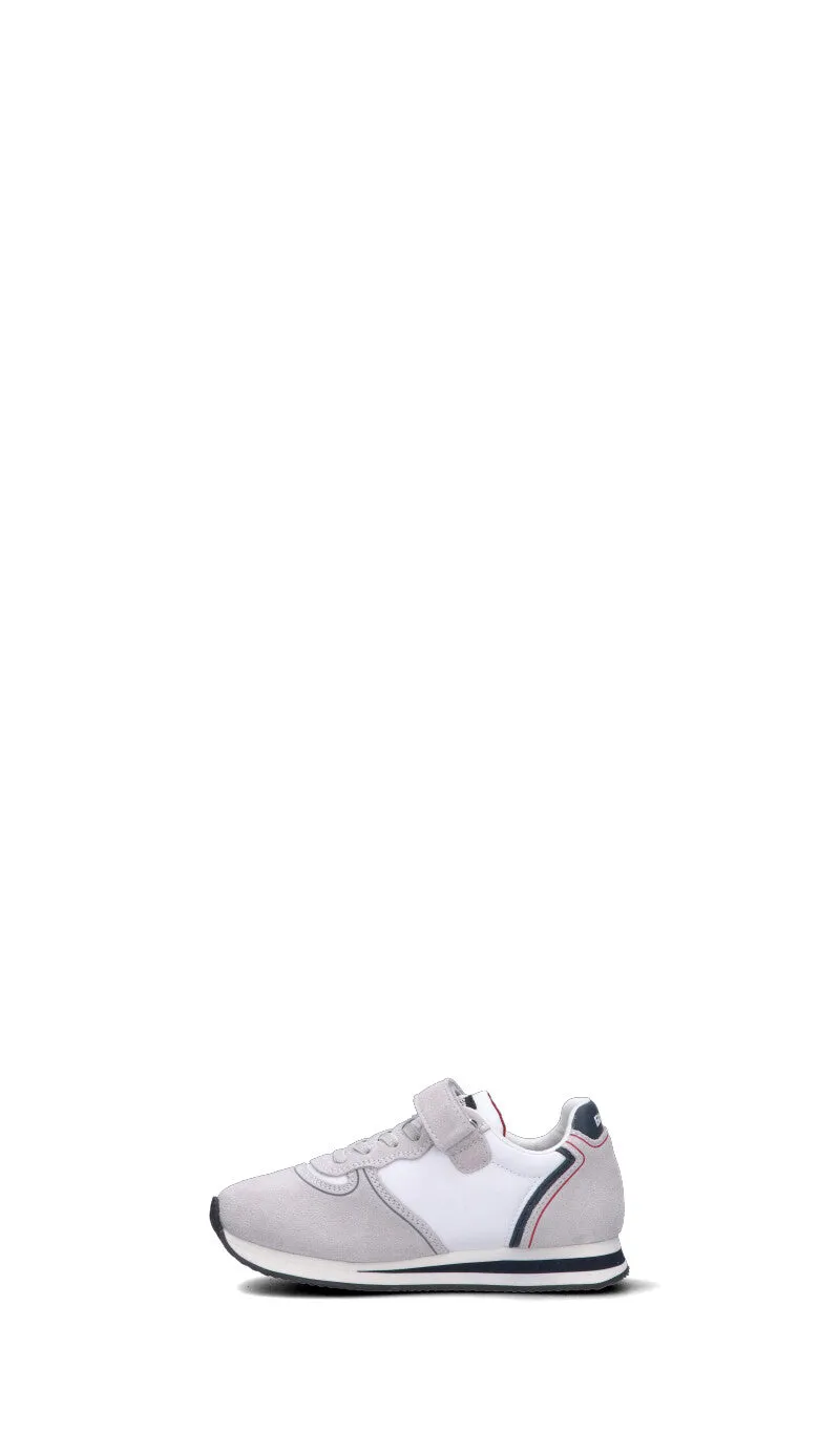 BLAUER Sneaker ragazzo/a bianca/blu in suede