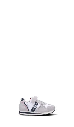 BLAUER Sneaker ragazzo/a bianca/blu in suede