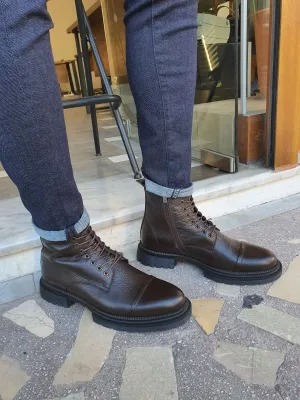 Brugg Brown Leather Boots