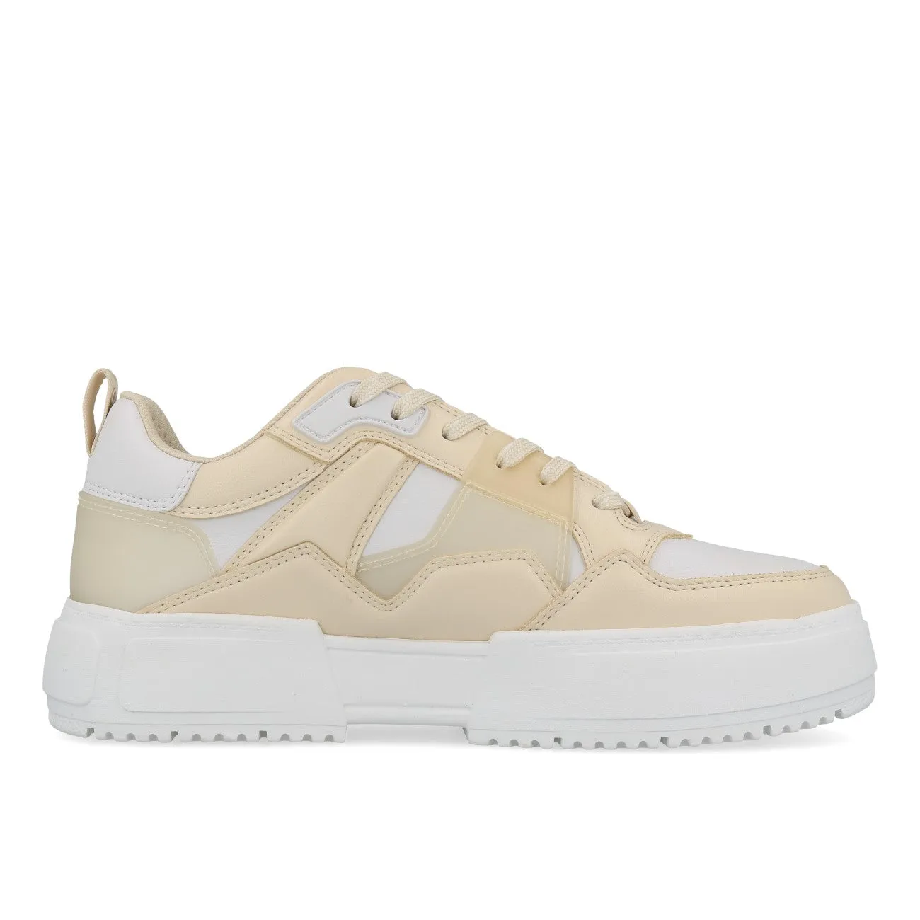 Buffalo Rse V2 Sneaker Low Damen Vegan Nappa Nubuck Beige Combi