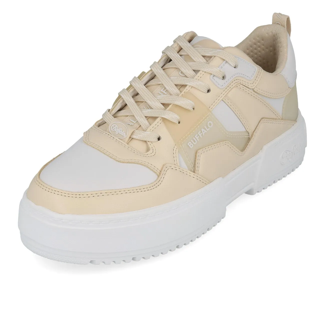 Buffalo Rse V2 Sneaker Low Damen Vegan Nappa Nubuck Beige Combi