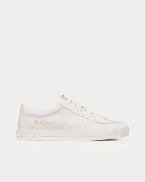 Cityplanet Calfskin White Low Top Sneakers