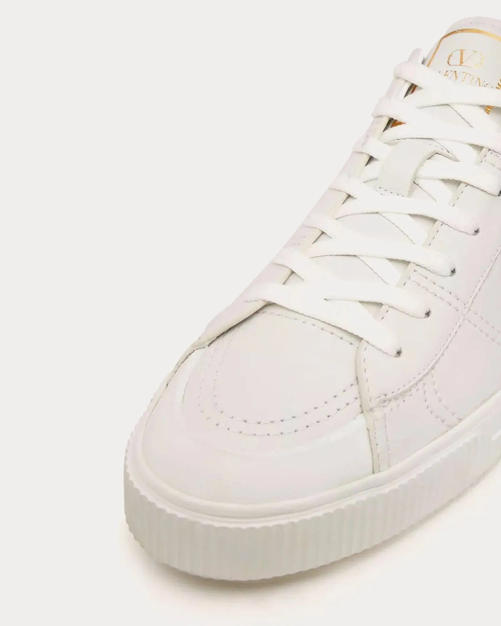 Cityplanet Calfskin White Low Top Sneakers