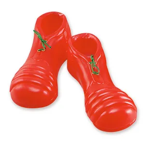 Clown Shoes PVC Red Adult Costume Accessories Unisex