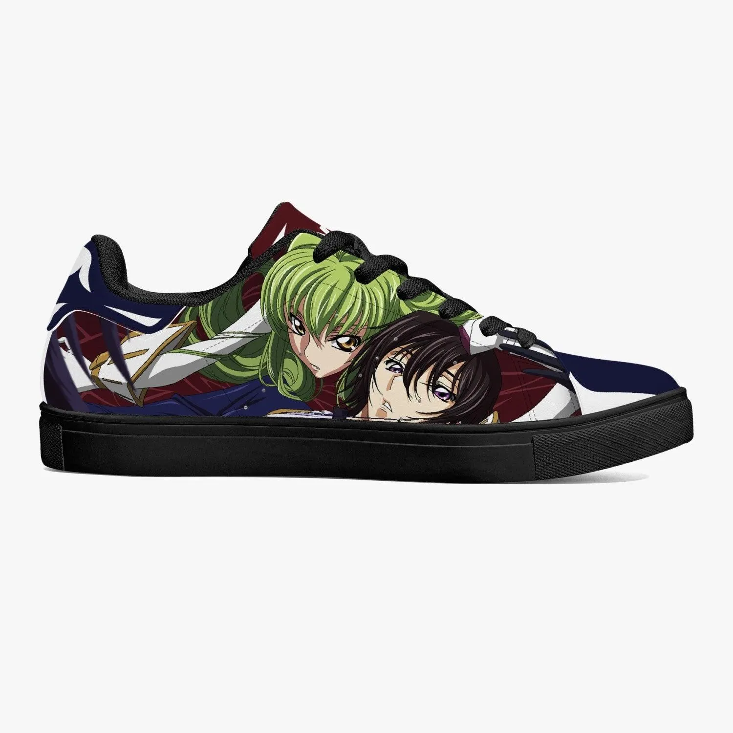Code Geass Lelouch vi Britannia & C.C Skate Anime Shoes