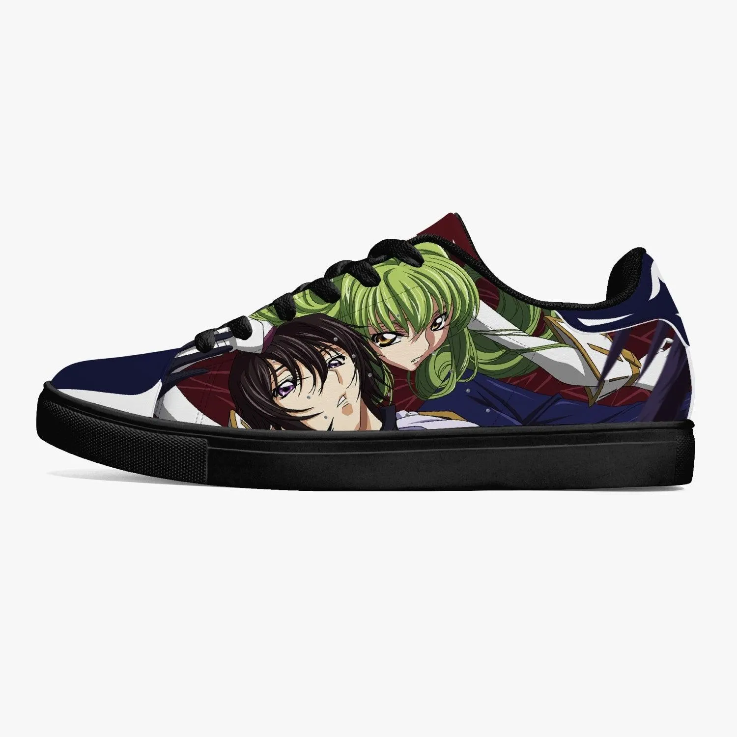 Code Geass Lelouch vi Britannia & C.C Skate Anime Shoes