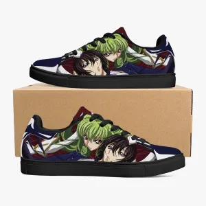 Code Geass Lelouch vi Britannia & C.C Skate Anime Shoes