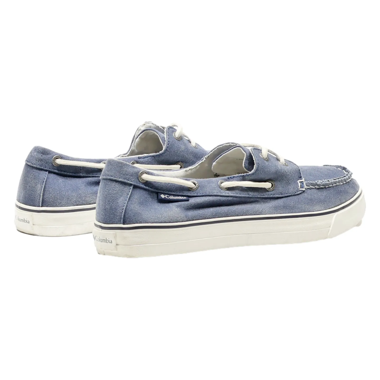 COLUMBIA Pump Shoes Blue Canvas Mens UK 9