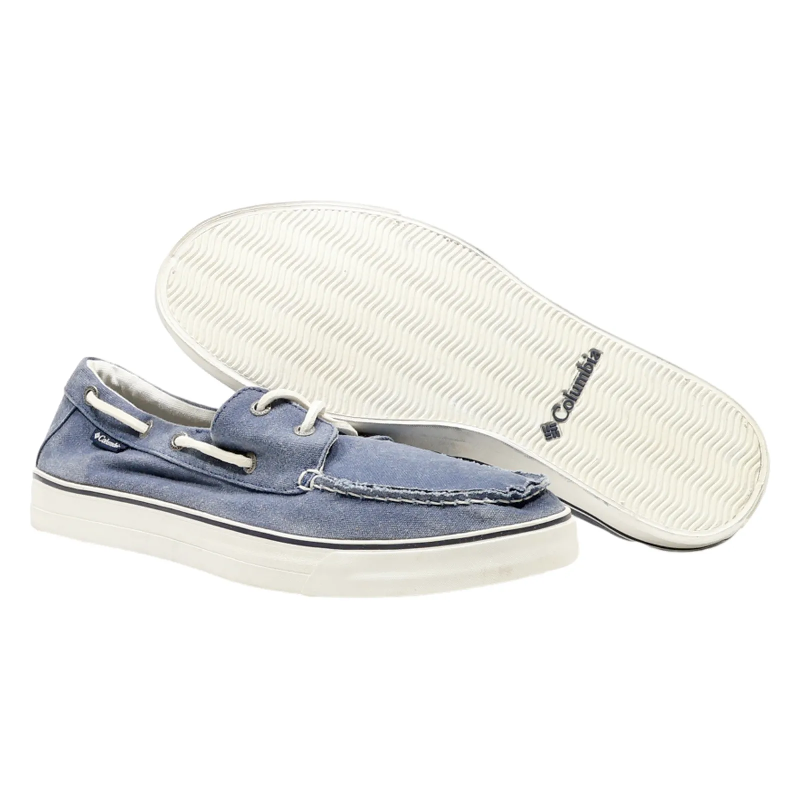 COLUMBIA Pump Shoes Blue Canvas Mens UK 9