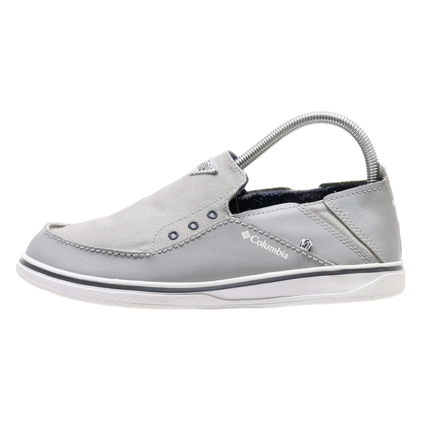 COLUMBIA Pump Shoes Grey Canvas Womens UK 5