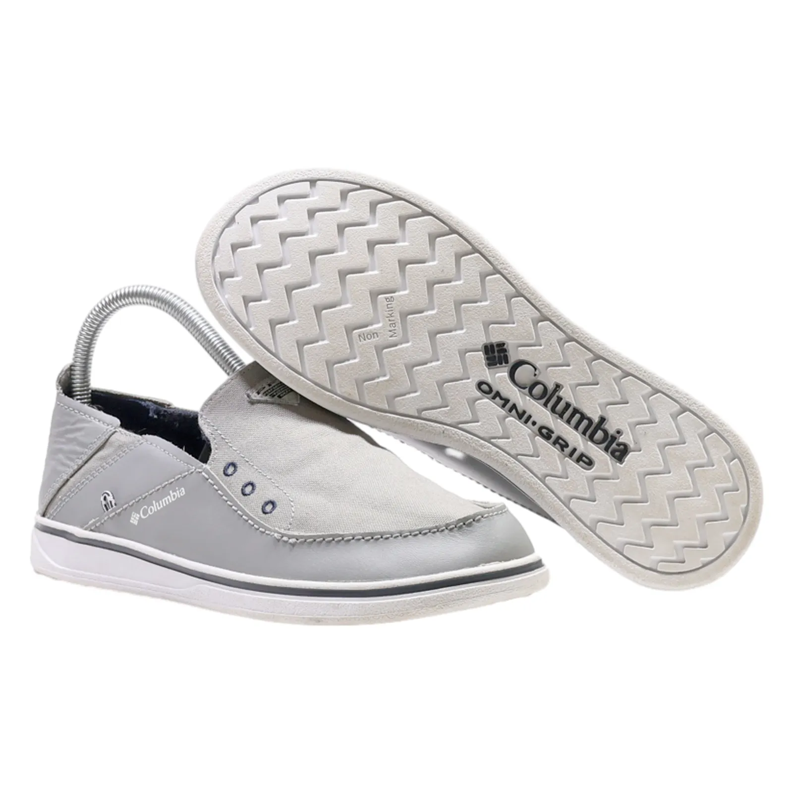 COLUMBIA Pump Shoes Grey Canvas Womens UK 5