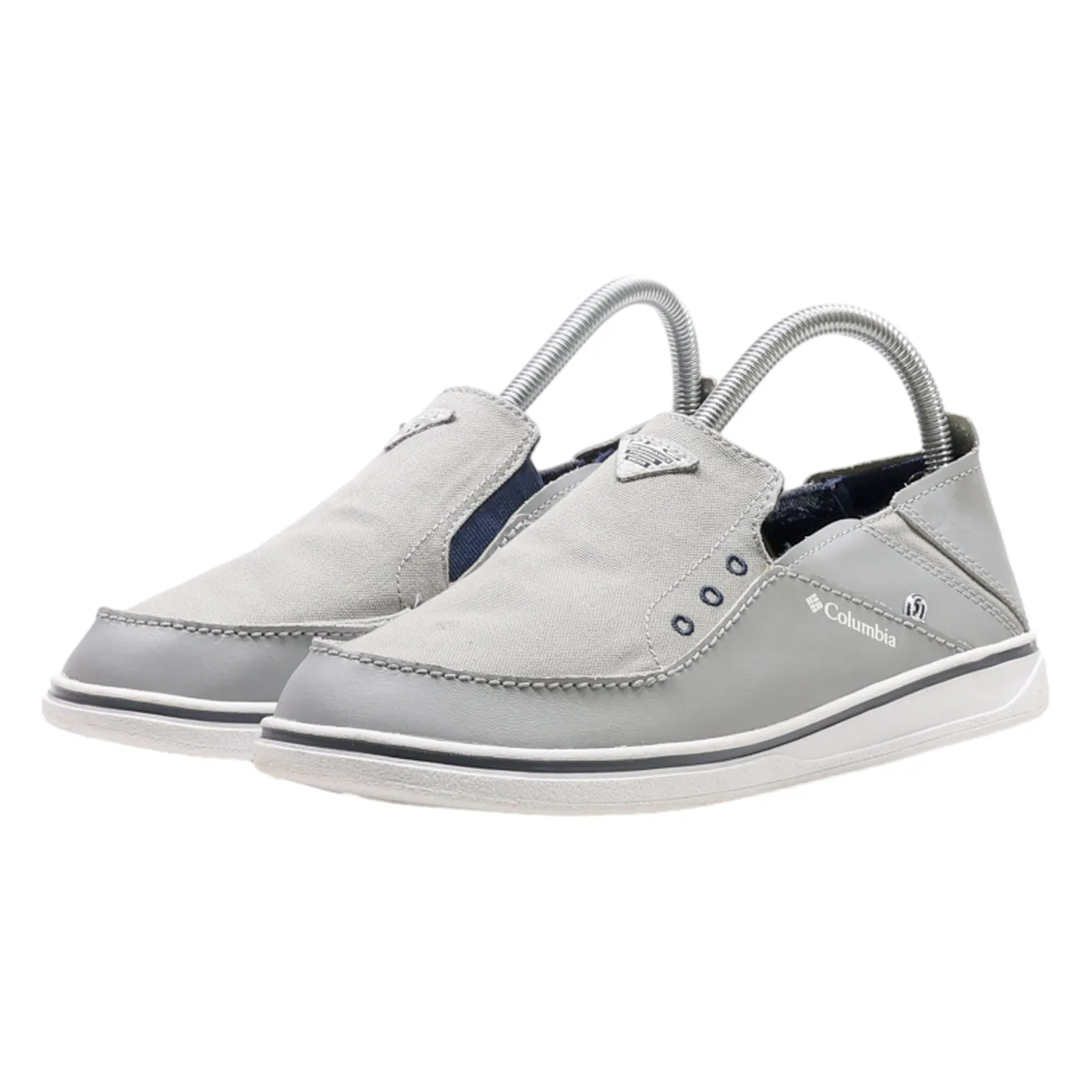 COLUMBIA Pump Shoes Grey Canvas Womens UK 5