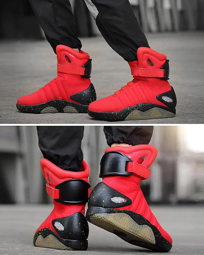 Cyberpunk Streetwear LED High Tech Shoes