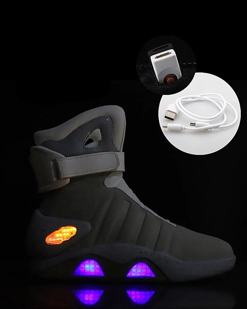 Cyberpunk Streetwear LED High Tech Shoes