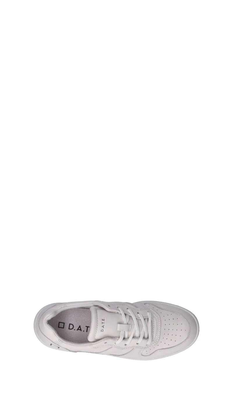 D.A.T.E. Sneaker donna bianca in pelle