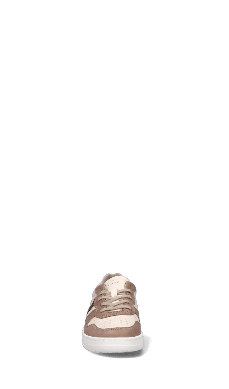 D.A.T.E. Sneaker donna bianca/panna in pelle