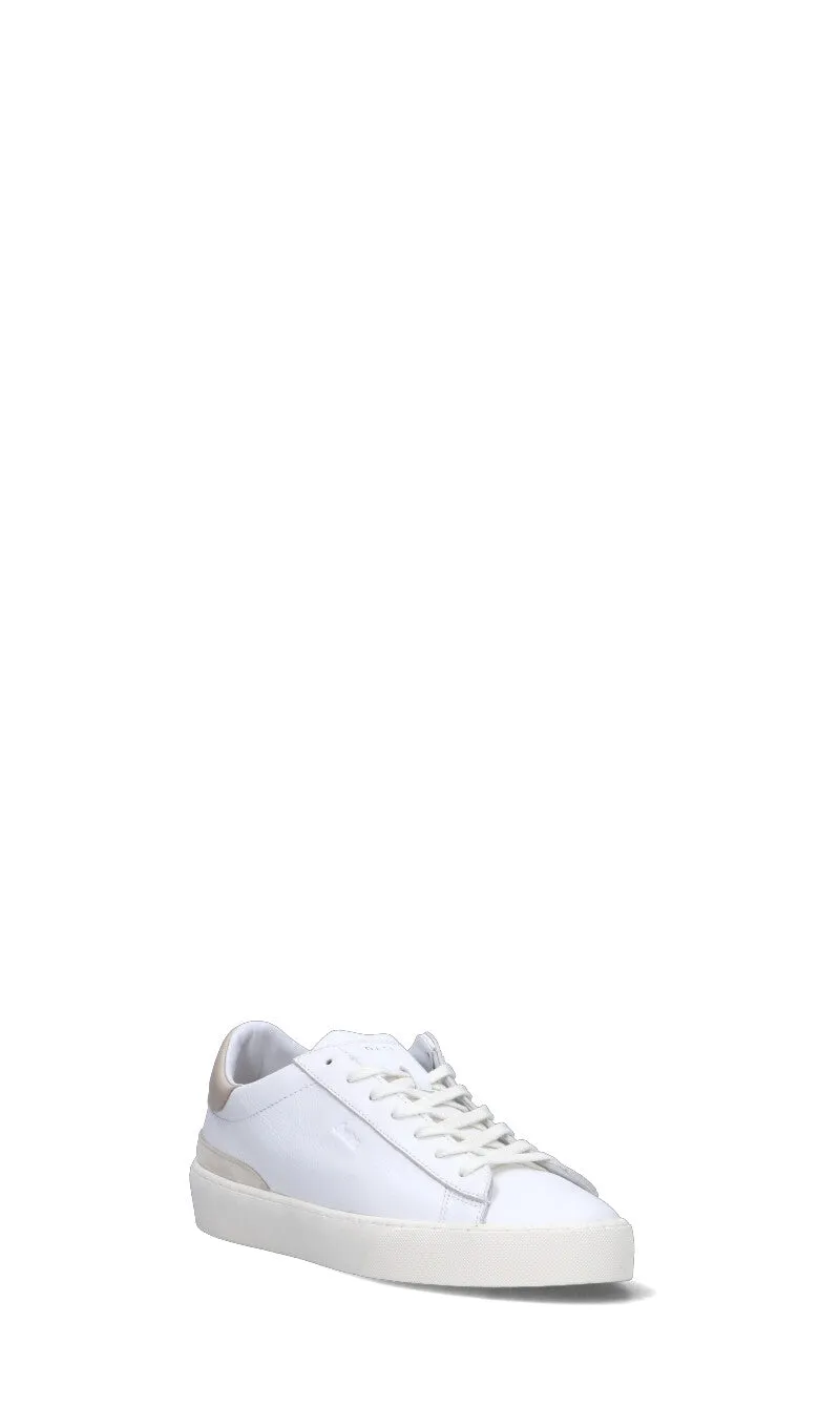 D.A.T.E. Sneaker uomo bianca/beige in pelle