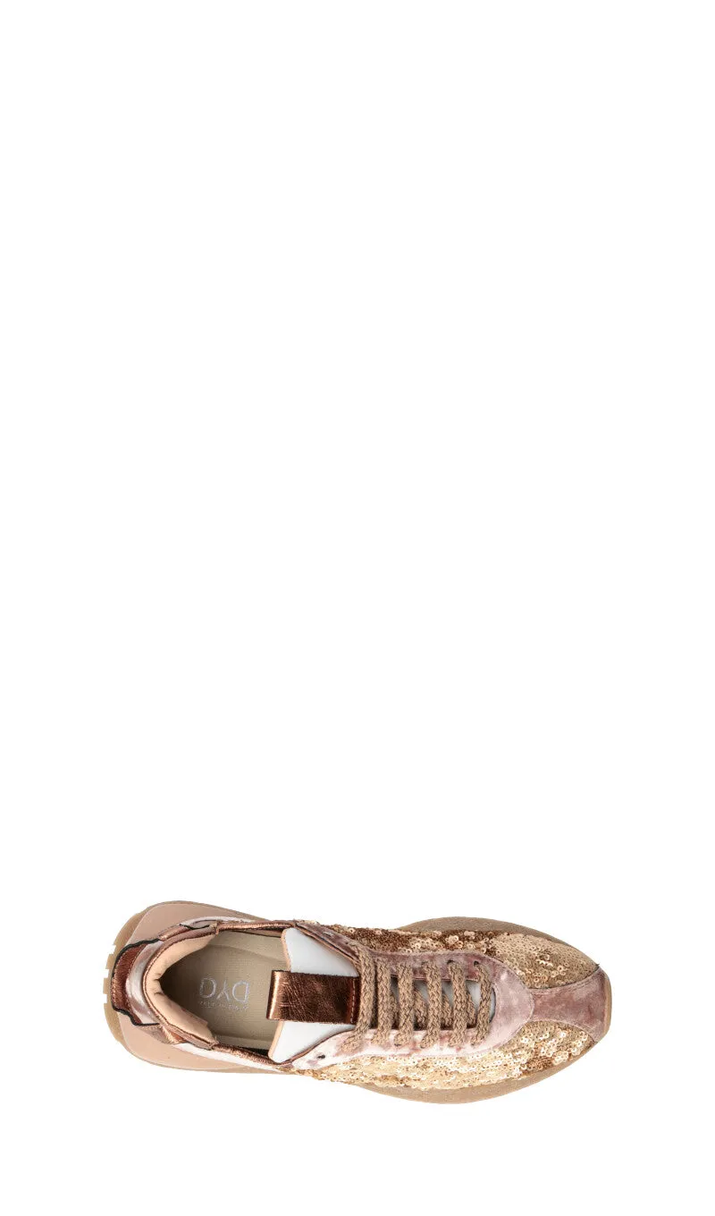 DOROTHYD Sneaker donna oro in pelle