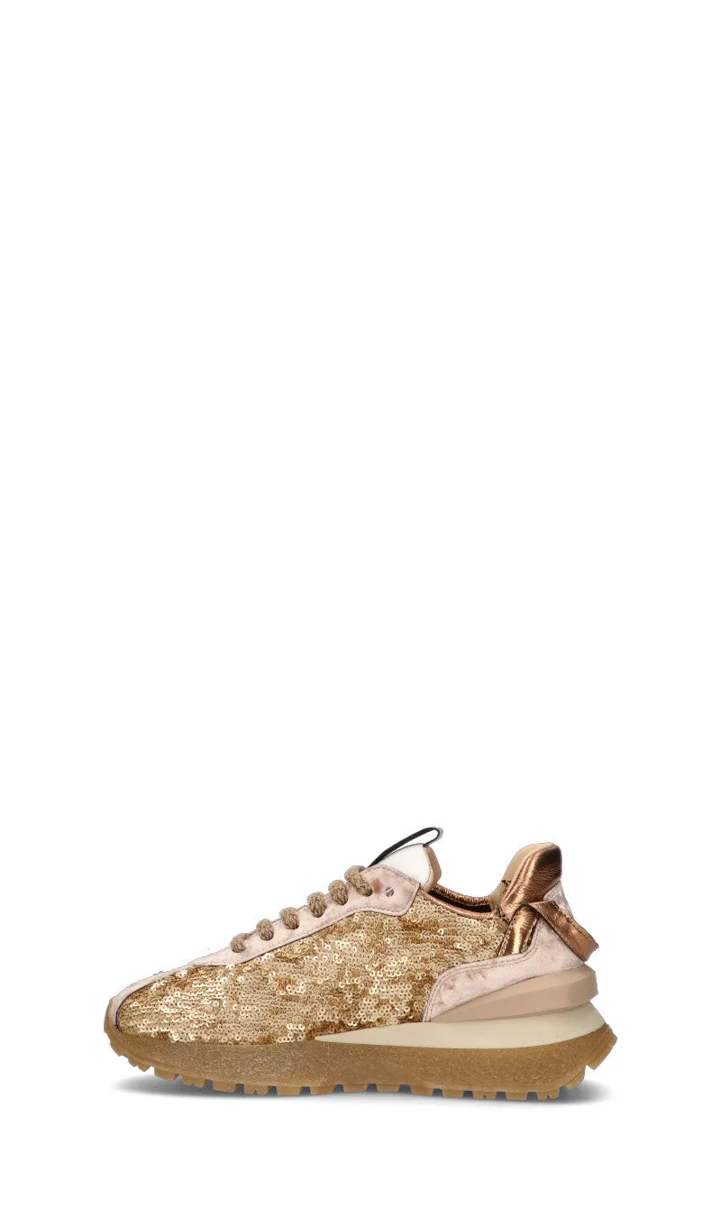DOROTHYD Sneaker donna oro in pelle