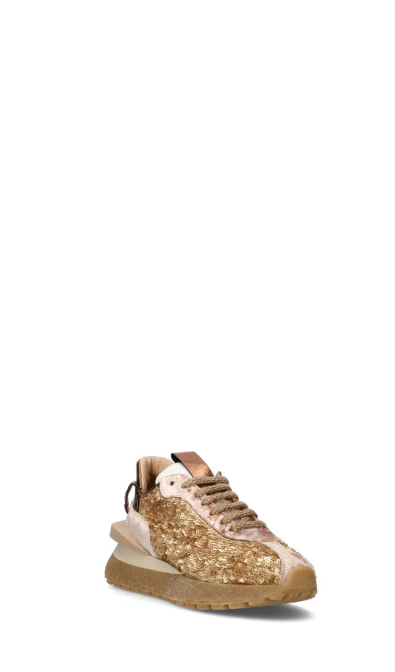 DOROTHYD Sneaker donna oro in pelle