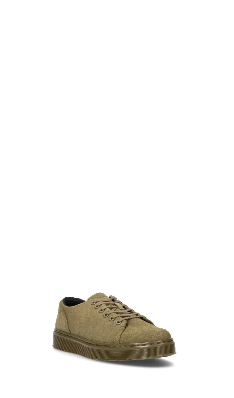 DR. MARTENS Sneaker uomo verde in suede