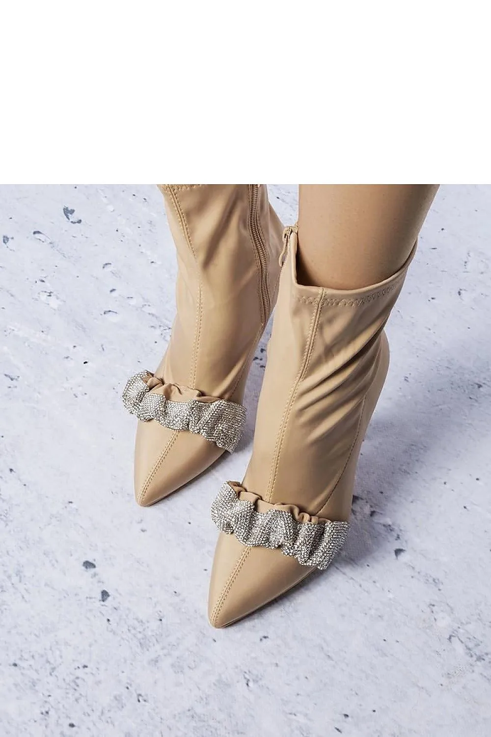Elegant stiletto heel boots