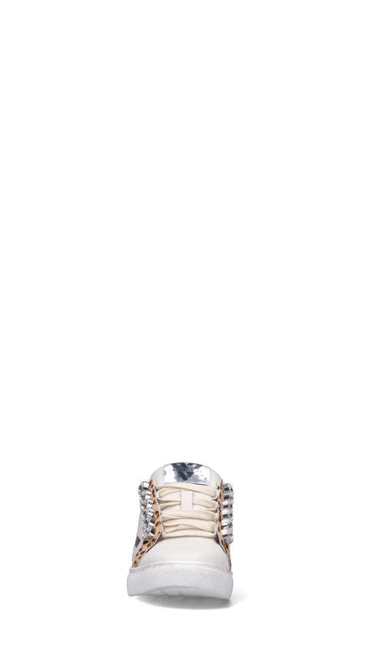 EMANUELLE VEE Sneaker donna bianca in pelle