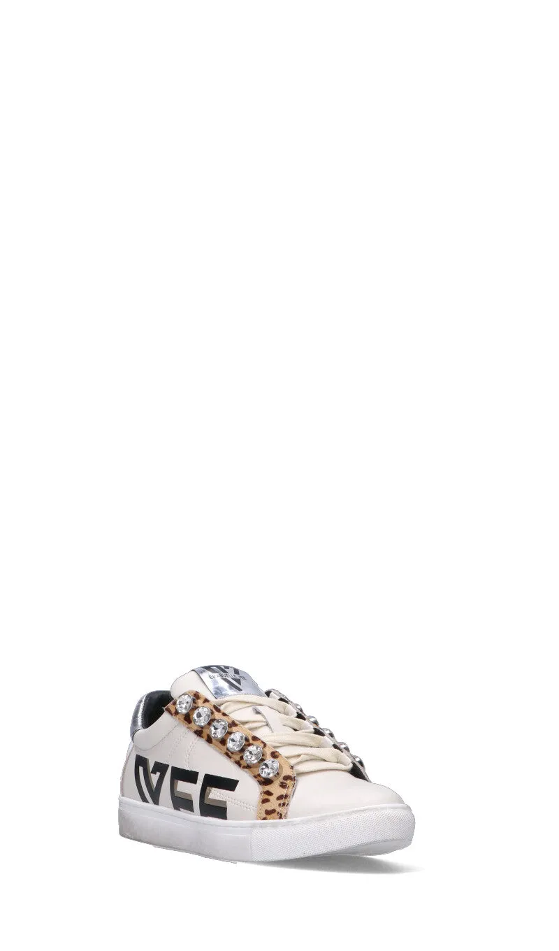 EMANUELLE VEE Sneaker donna bianca in pelle