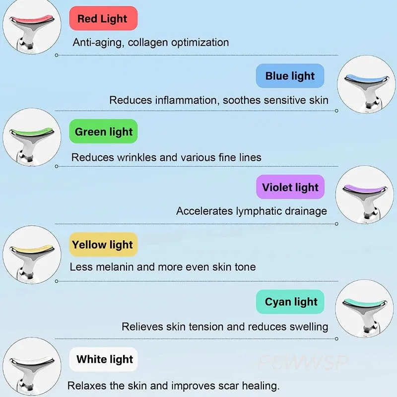 Facial Massager & Neck Beauty Device for Skin Lifting and Tightening