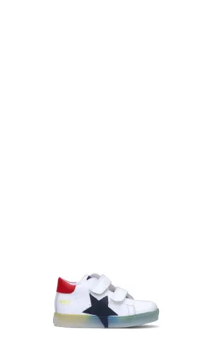 FALCOTTO Sneaker bambino bianca/blu in pelle