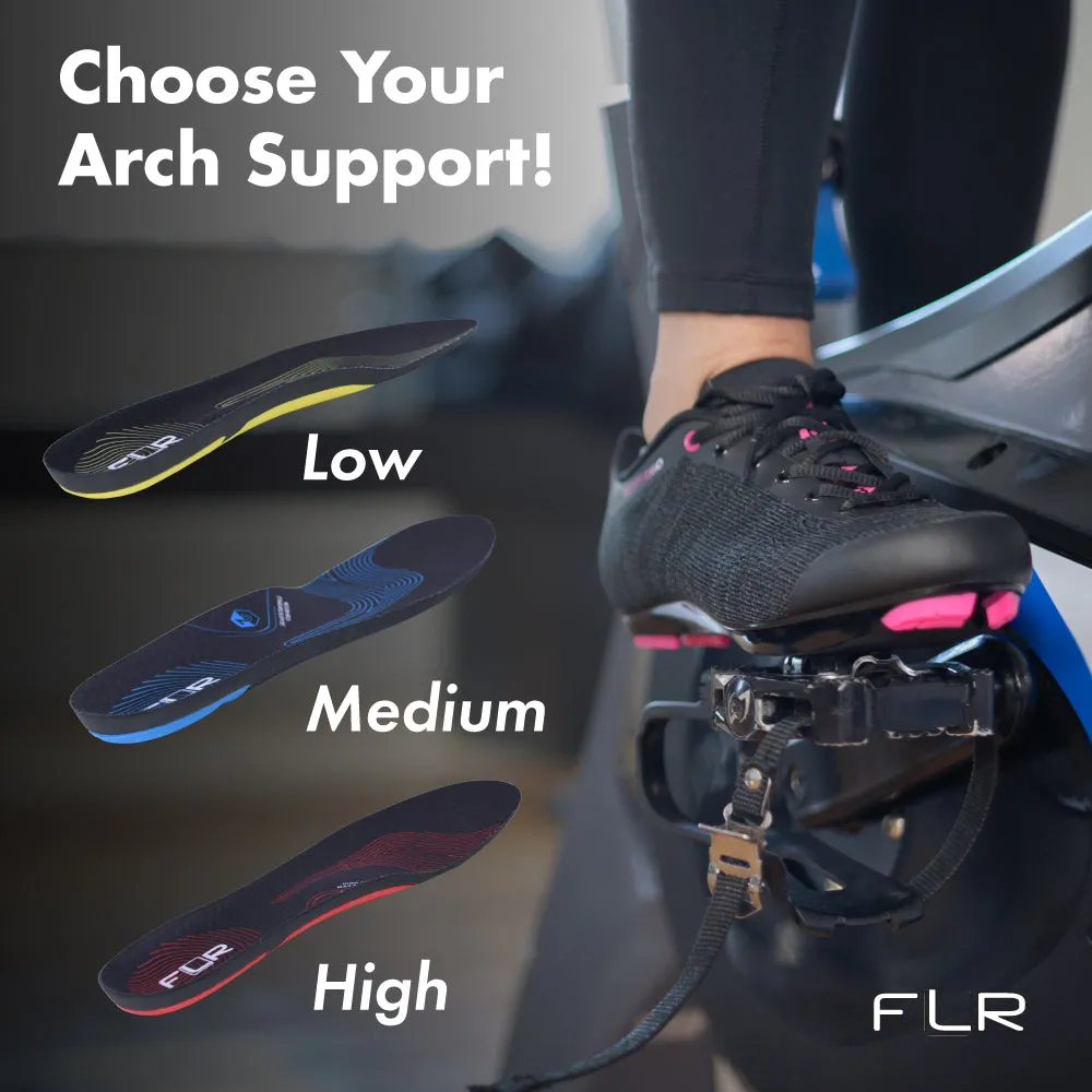 FLR Elite Cycling Insole Low Arch